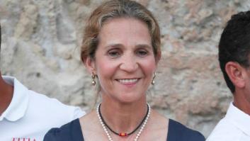 El llamativo 'look' de la infanta Elena que ha acaparado todas la miradas