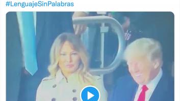El gesto de Melania ante Donald Trump que está dando la vuelta al mundo: y él no se entera
