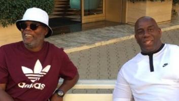 Magic Johnson y Samuel L. Jackson son confundidos por inmigrantes en Italia y se convierten en virales