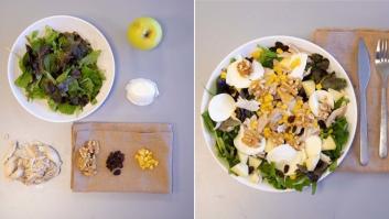 Recetas fáciles: ensalada de pollo y manzana