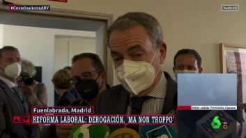 Zapatero oye la pregunta, ríe y, fiel a su estilo, suelta lo más grande sobre el PP de Madrid