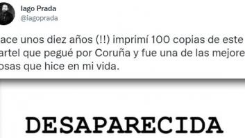 La historia del insólito cartel que apareció en A Coruña: "De las mejores cosas que he hecho"