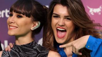 Javier Calvo muestra la foto más "asquerosa" y nunca vista de Aitana y Amaia