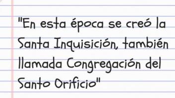 15 burradas geniales leídas en exámenes de alumnos españoles de instituto