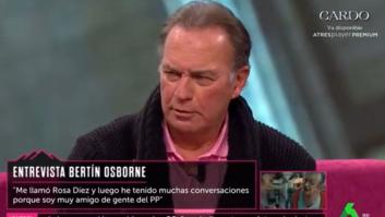 Bertín Osborne, sobre este político del PSOE: "Le tengo un cariño enorme, es un tipazo"
