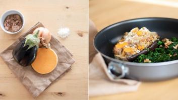 Recetas fáciles: berenjenas rellenas de calabaza
