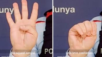 El sencillo y discreto gesto con la mano para pedir auxilio que los Mossos animan a conocer