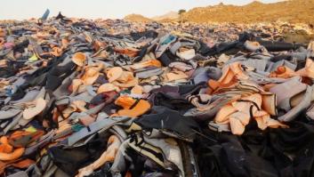 De guardia en las playas de Lesbos