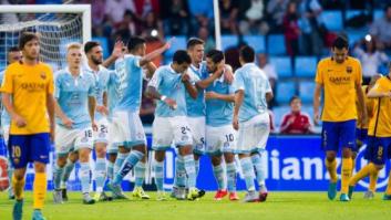El Celta, líder junto al Madrid y al Villarreal tras golear al Barça (4-1)