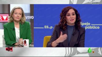 Calviño se sale de su tono habitual para responder a Ayuso: "No sabe de lo que está hablando"