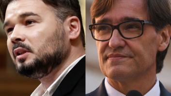 Rufián habla así de una cualidad de Illa: lo compara con Arrimadas