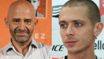 La sorprendente foto de Lobato con pelo junto a un irreconocible Rossi