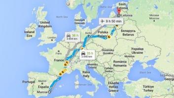 Un camionero que iba de Murcia a Letonia acaba en un camino forestal de La Rioja