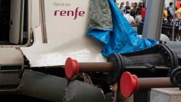 Las imágenes del accidente de Rodalies en Barcelona