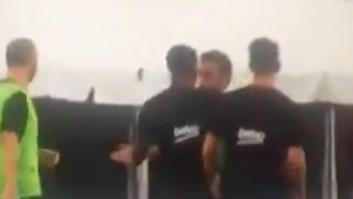 Neymar y Semedo se pelean en el entrenamiento del Barça