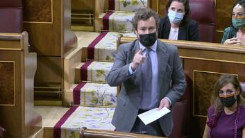 Un diputado del PSOE se dirige así a Vox y la reacción de Espinosa de los Monteros es para verla