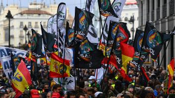 Manifestantes contra la 'Ley Mordaza', agredidos en la protesta de Jusapol