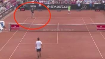 Un nazi se cuela en pleno partido entre Ferrer y Verdasco en Suecia