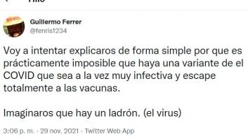 Un biólogo explica de esta manera cómo funcionan las variantes del COVID-19