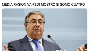 El exministro Zoido ve este tuit sobre él y responde de la mejor manera posible