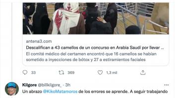 Le dedican a Kiko Matamoros este tuit y él se pasa Twitter con su escueta respuesta