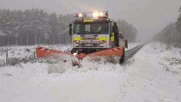 La borrasca Barra desborda ríos y complica el tráfico en las carreteras