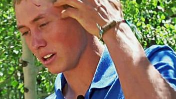 "Me despertó un crujido y vi que un oso me estaba mordiendo la cabeza"