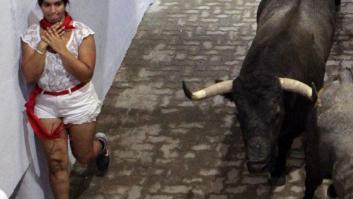 Segundo encierro de los sanfermines: diez heridos, dos por asta de toro