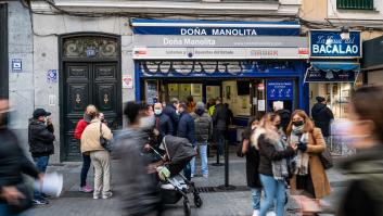 Doña Manolita vende todos sus décimos de la Lotería de Navidad