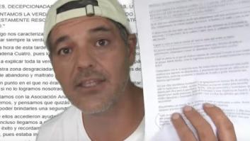 Frank Cuesta critica al programa 'A cara de perro' por una supuesta manipulación