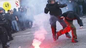Fuertes enfrentamientos entre policía y manifestantes en Hamburgo (Alemania) por el G20