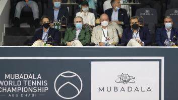 Juan Carlos I reaparece en público para seguir en directo el regreso de Nadal