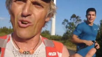 Exteriores 'ficha' al aventurero Jesús Calleja para su campaña 'Viaja informado, viaja seguro'