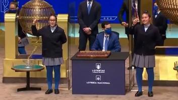 La conmovedora emoción de las niñas que han cantado el Gordo: “Tía, voy a llorar”