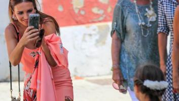 El segundo 'look' de Paula Echevarría en el segundo día de comunión de su hija