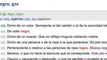 La RAE estudiará la modificación del término 'negro' a petición de una ONG