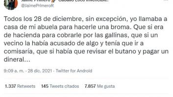 Conmueve a Twitter al contar la broma que gastó a su abuela y no salió como esperaba