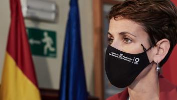 La presidenta navarra, María Chivite, confirma su positivo en coronavirus