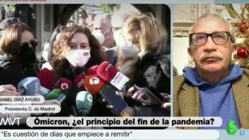 Un experto en Salud Pública responde a Ayuso tras decir que "es cuestión de días" que remita la sexta ola