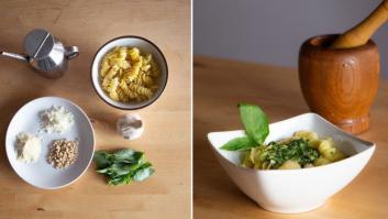 Recetas fáciles: espirales al pesto