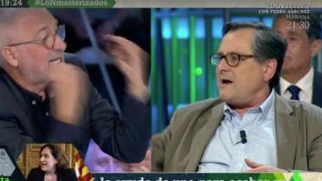 "¡Payaso tú!": Francisco Marhuenda y Javier Sardà protagonizan una acalorada bronca en 'LaSexta Noche'