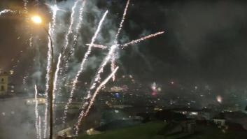 Nápoles prohíbe los fuegos artificiales en Nochevieja y sus habitantes responden con fuegos artificiales