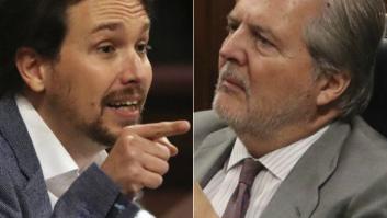 La pulla de Iglesias a Méndez de Vigo tras lo que las cámaras le pillaron haciendo