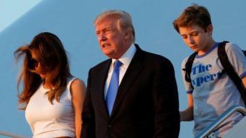 Melania y Barron Trump se instalan en la Casa Blanca