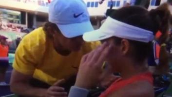 Muguruza se hunde en pleno partido: "No quiero jugar más"