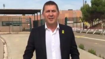 Otegi visita a políticos catalanes presos en la cárcel de Lledoners
