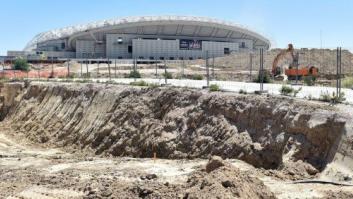 Hallan un obús de la Guerra Civil en el nuevo estadio del Atlético de Madrid