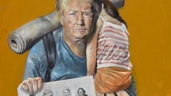 El artista sirio que retrata a los líderes mundiales como refugiados (FOTOS)