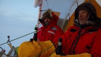 Como un tiro hacia de cumbre de Groenlandia