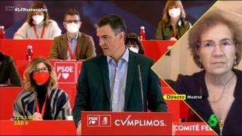 El serio aviso de Margarita del Val tras oír estas palabras de Pedro Sánchez